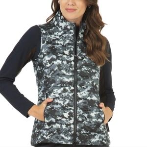 NWT IBKUL Polartec Power Fill Quilted Camo Vest